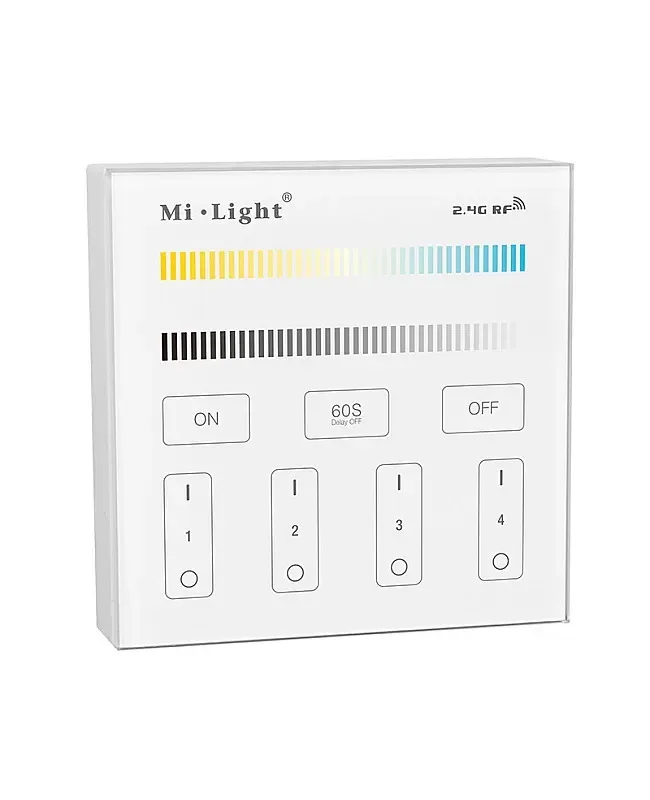4 Zones 2.4G CCT T2 Panel Remote Control detail 06