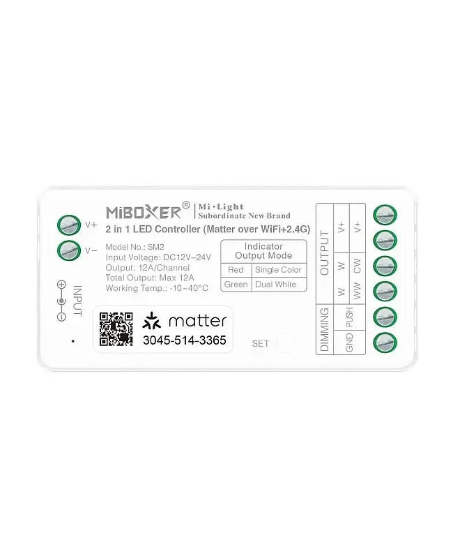 Matter Over WiFi 2.4G RF LED Controller detail 02