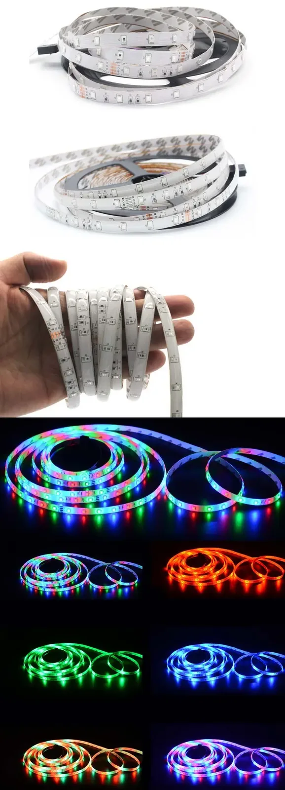 60LEDs Per Meter 3528 RGB LED Strip detail 08