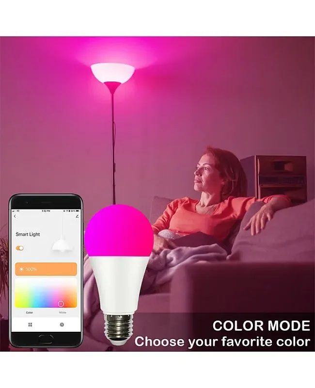 RGB+CCT Bluetooth Compatible Light Bulb detail 09