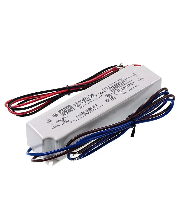 35W Waterproof LED Drivers LPV 35 / product image