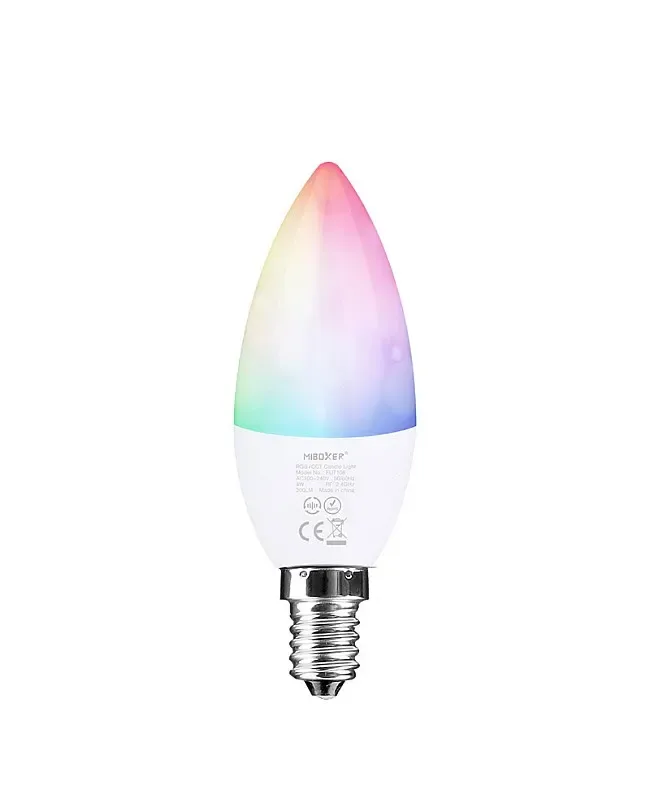 RGBWW LED Candle Bulb With Base detail 02