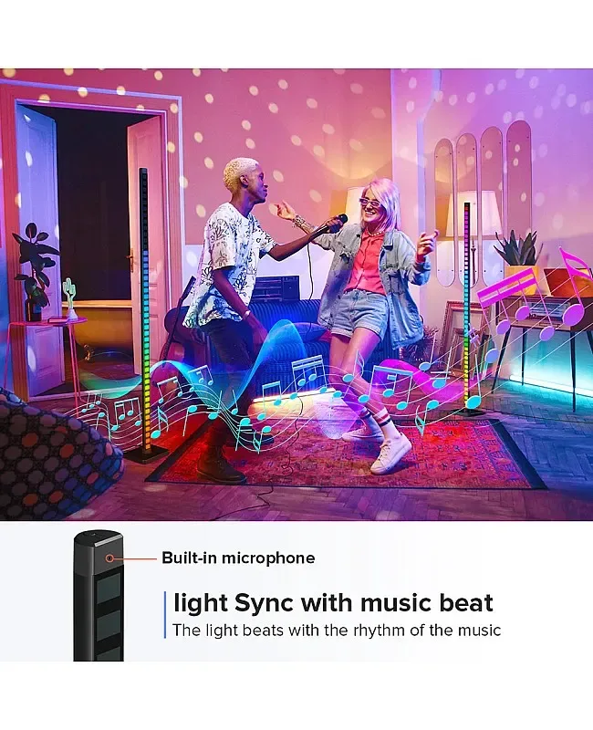 Smart Corner LED Floor Lamps RGB WS2812B With Remote detail 07