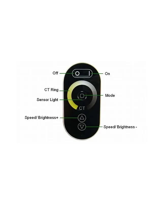480W CCT Tunable White Remote Light Controller detail 06