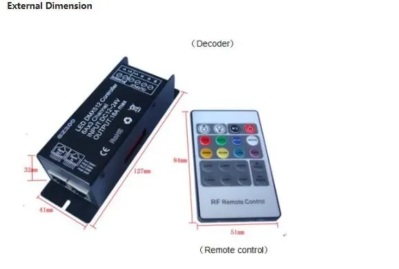 RF DMX 512 Light Decoder detail 08