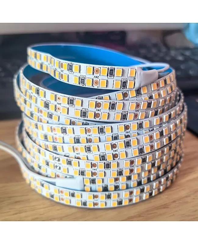 Super Bright White LED Strip Lights 336LEDs/M Dual Row 24V detail 03