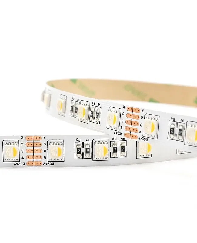 4 In 1 Chip Color Changing 24V RGBW LED Strip Lights 5M/Roll detail 06