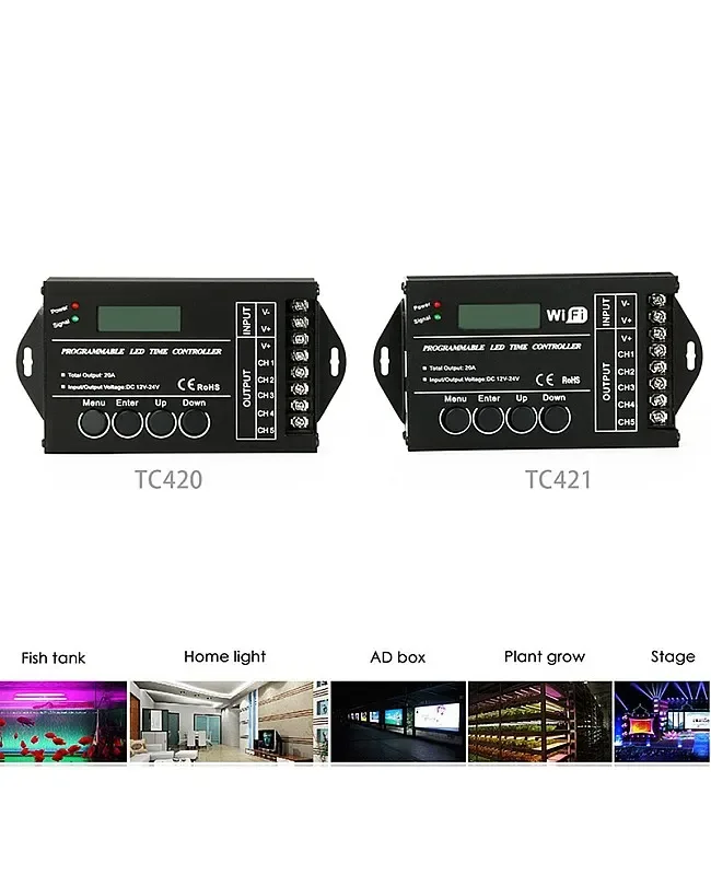WiFi Programmable LED Time Controller detail 08