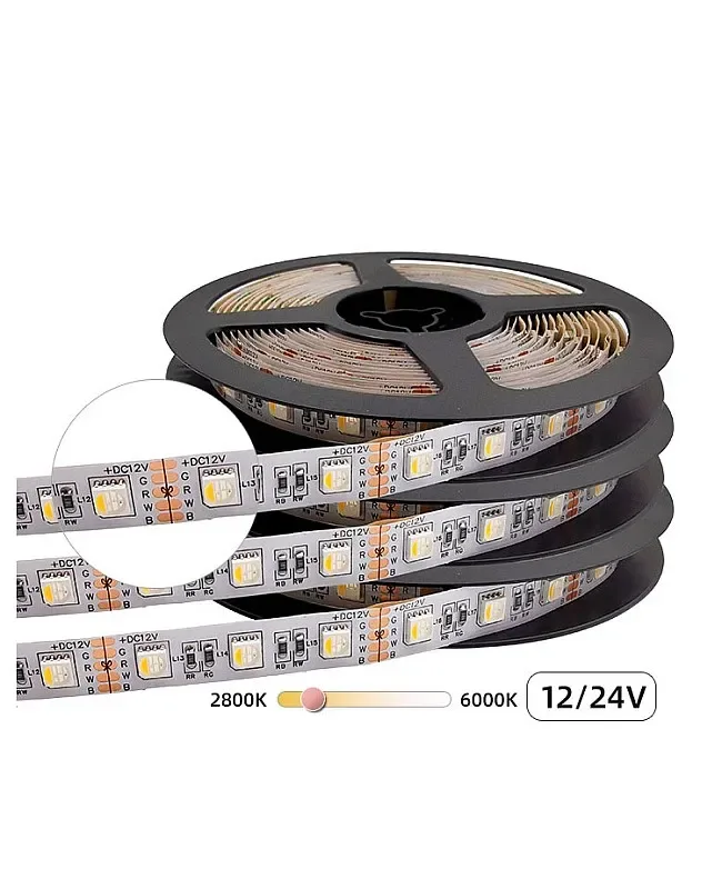 4 In 1 Chip Color Changing 24V RGBW LED Strip Lights 5M/Roll detail 05