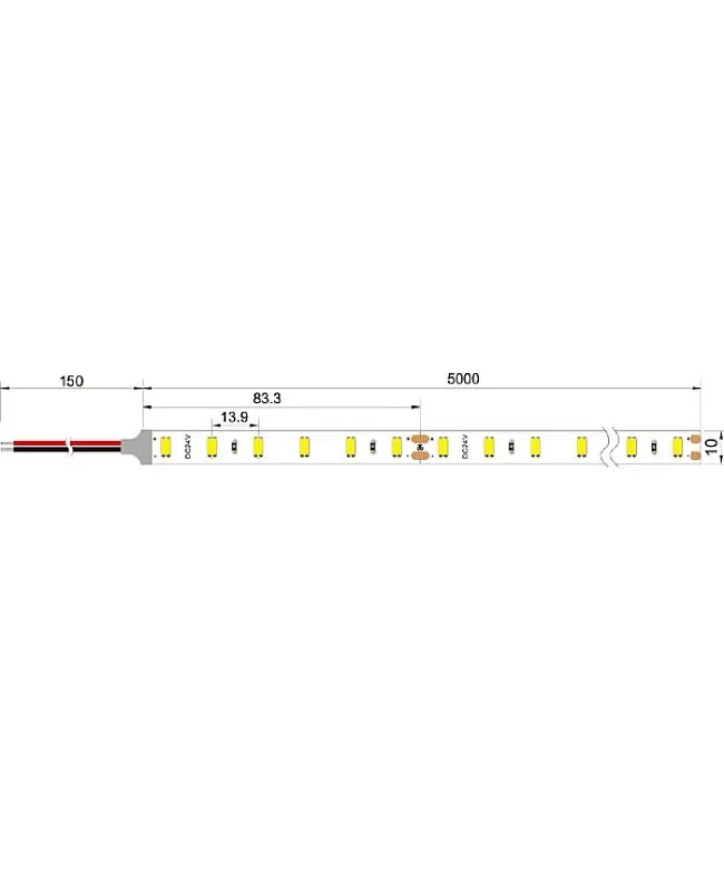 2216 420 LEDs LED Tape Light detail 06