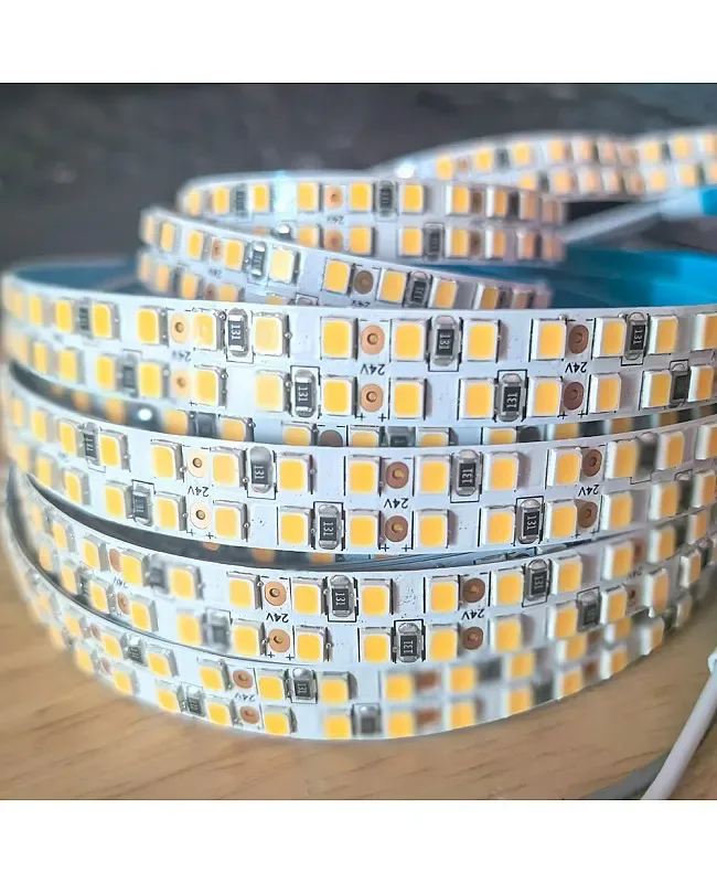 Super Bright White LED Strip Lights 336LEDs/M Dual Row 24V detail 05