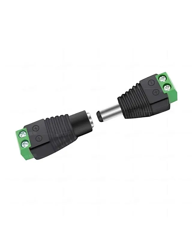 5/2.1mm Male Female DC Plug LED Connectors detail 03