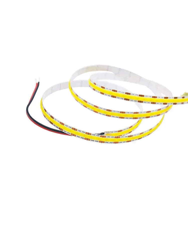 DC5V 8MM FCOB LED Light Strips For Room Battery Powered / product image