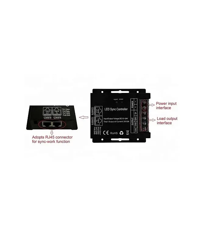 720W 12V RGB Controller With Touch Remote Control detail 05
