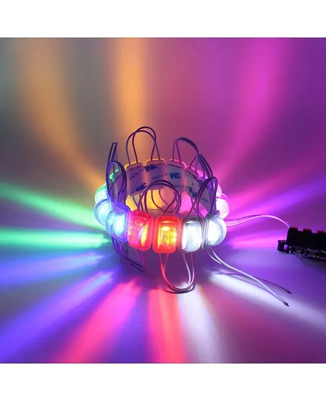Injection Mini 3 LED Module For Wheel Eyebrow Lights detail 10