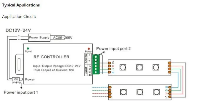 IR RGB LED Light Controller detail 09