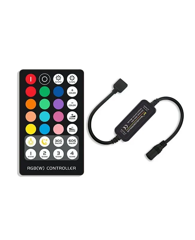 Mini Inline RGB Light Controller With 28 Keys RF Remote detail 03