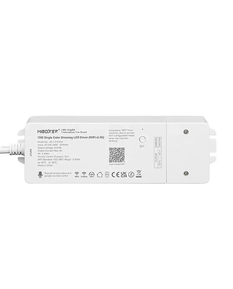 WiFi 2.4G Single Color Dimming LED Driver 24V / product image