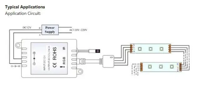 IR LED Strip Controller detail 08