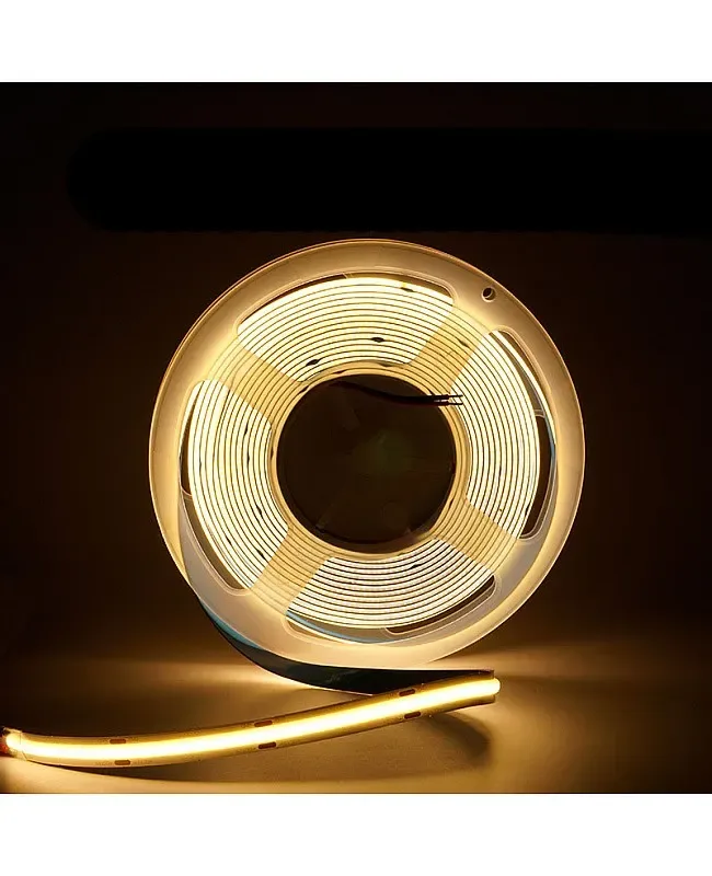 Dimmable Flexible Single Colour COB LED Strip 24V detail 04