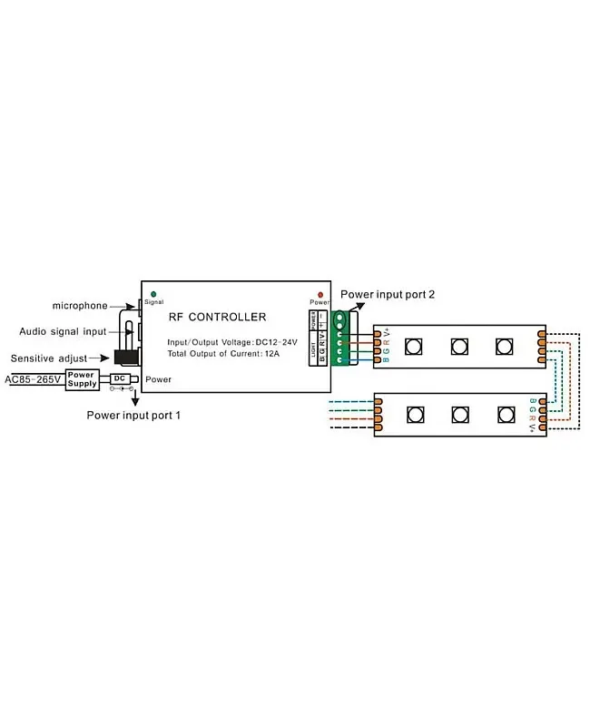 DC12V LED Music Controller detail 04