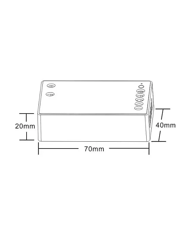 384W RGBW LED Strip WIFI Controller With 2.4G Remote Control detail 06
