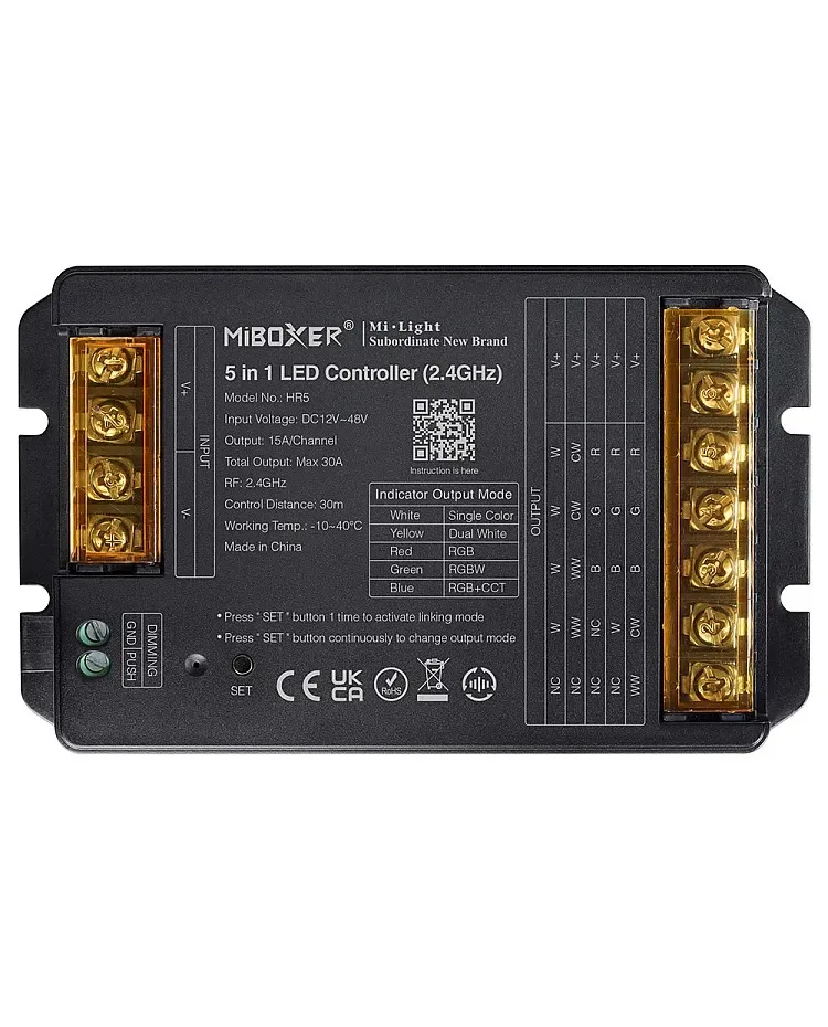 5 In 1 30A RF Lighting Controller / product image