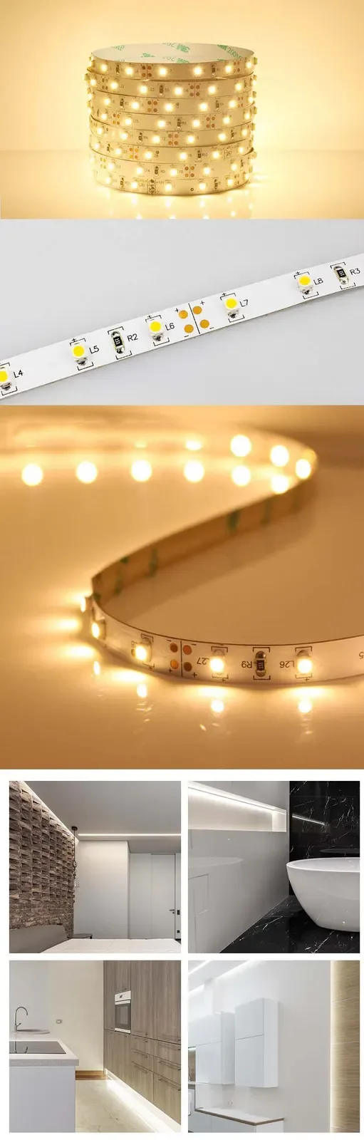 3528 Warm White LED Tape detail 08
