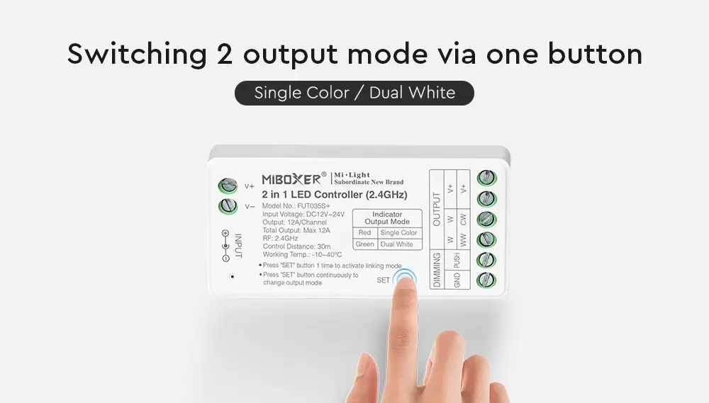 + Smart Dimmer For Single Color/Dual White detail 10