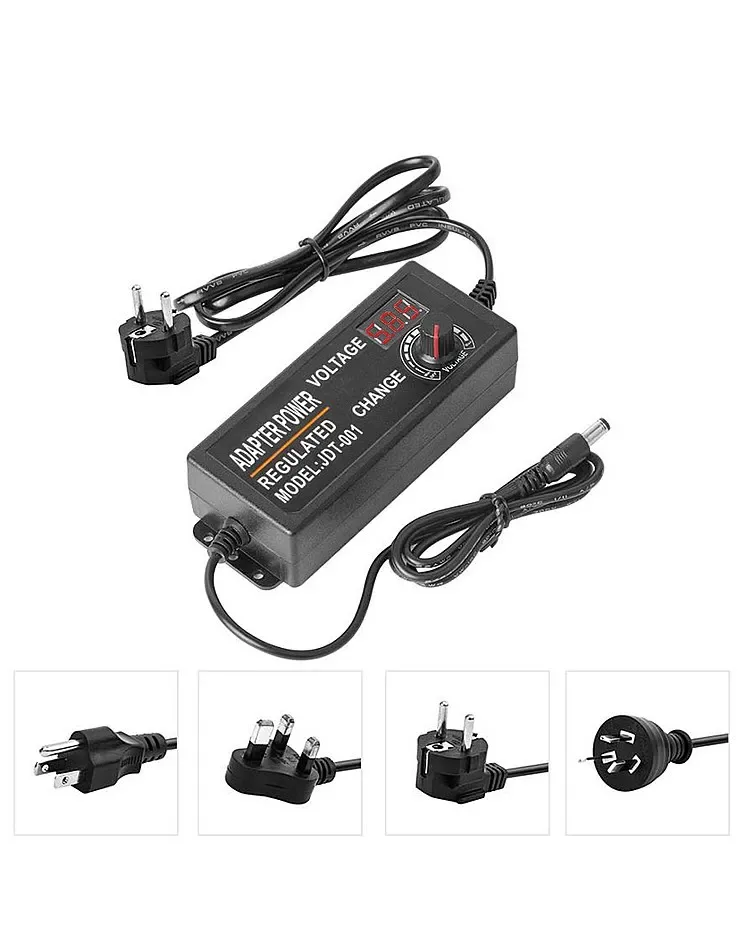 DC3V 12V 24V Variable Power Supply With Knob Switch / product image