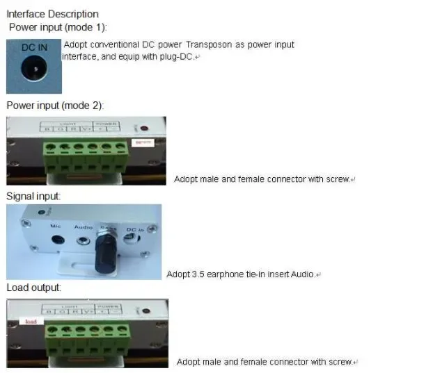 DC12V RF RGB LED Controller detail 03