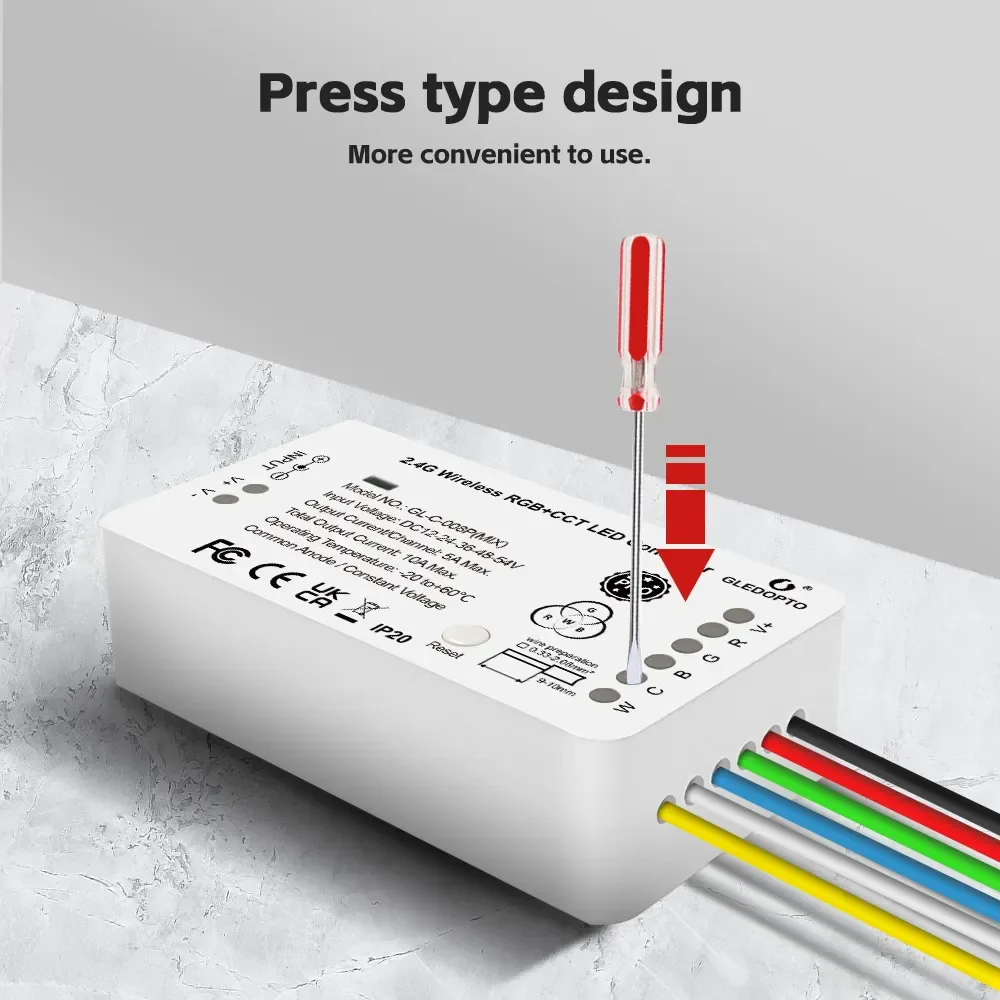 GL C Mix RGB CCT Zigbee LED Strip Remote Controller detail 09