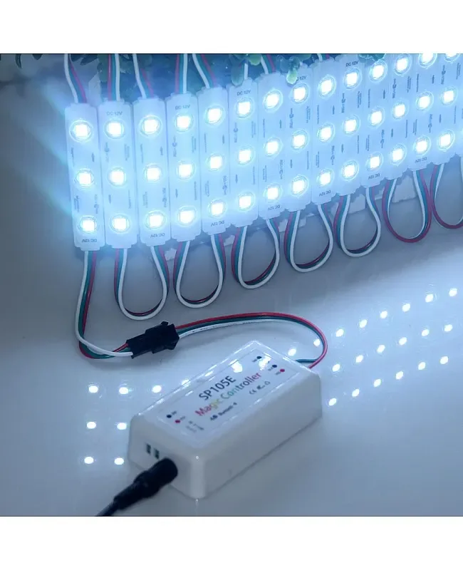 IP65 Waterproof Injection WS8211 5050 Dreamcolor RGB LED Module detail 06
