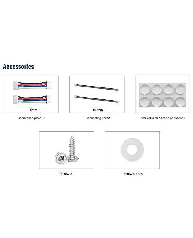 24V Flexible RGBW LED Light Sheet Panels detail 10