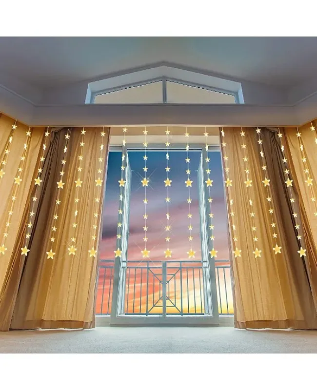 Star Style 144 PCS LED Xmas Lights With RF Remote detail 07