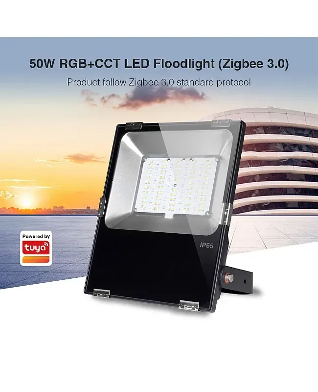 50W RGB CCT Zigbee 3.0 Outdoor Flood Light Fixtures detail 04