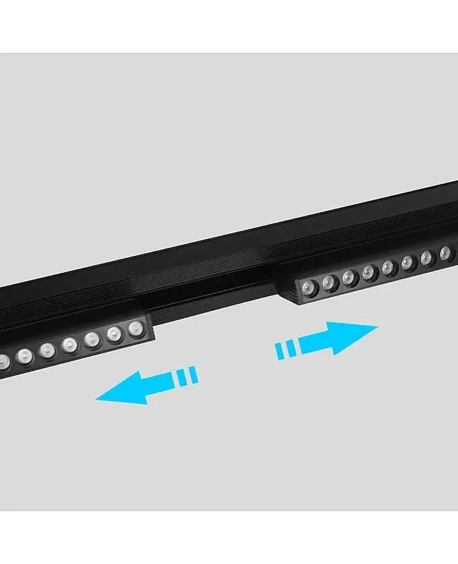12W RGB+CCT Foldable Magnetic Grille Track Lighting detail 06