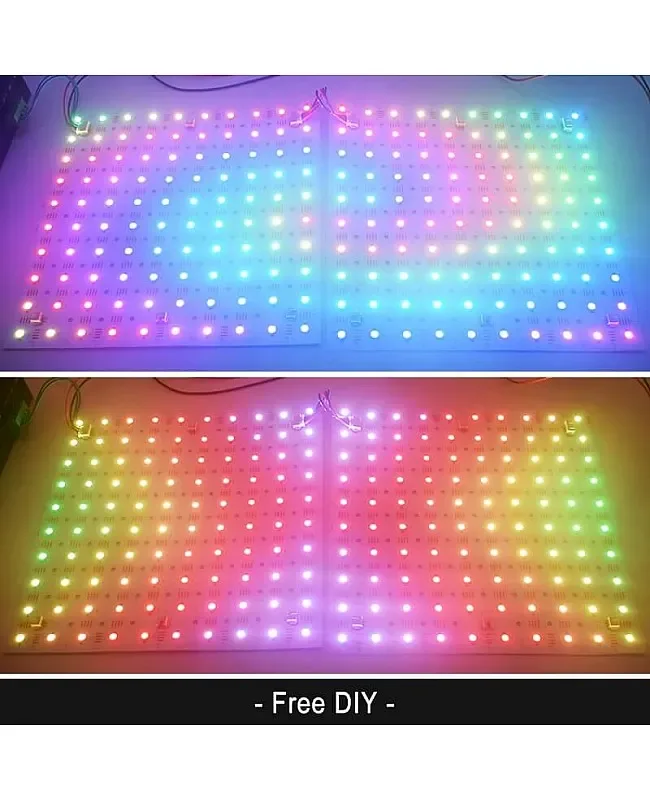 12V Digital Individually Addressable Cuttable RGB LED Sheets detail 07