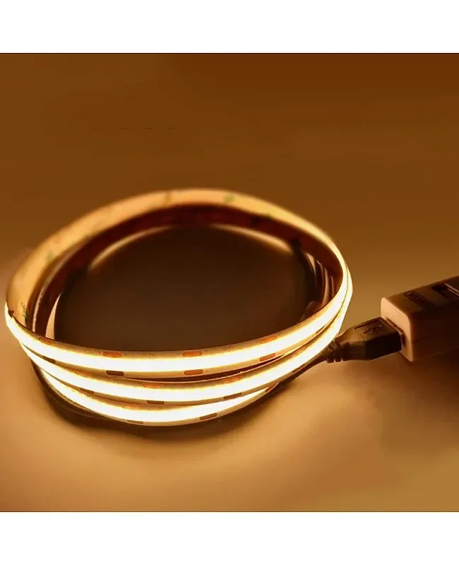 DC5V 8MM FCOB LED Light Strips For Room Battery Powered detail 06
