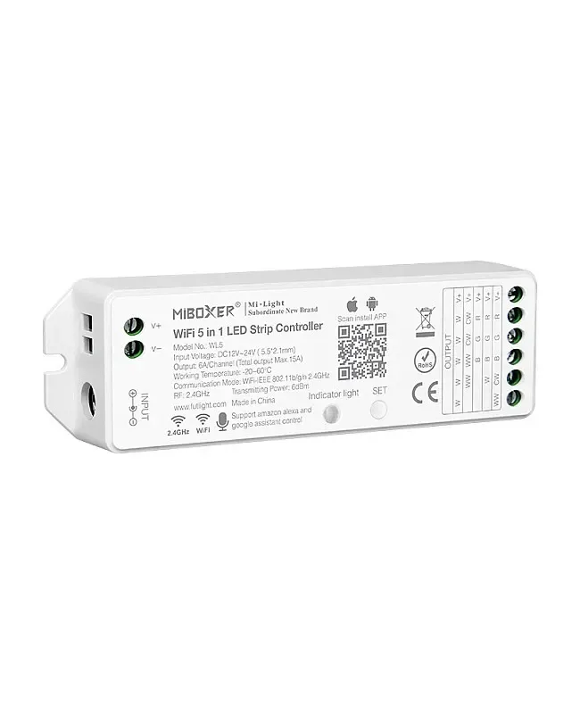 5 In 1 Home Assistant WiFi LED Controller detail 02