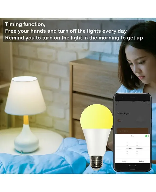 RGB+CCT Bluetooth Compatible Light Bulb detail 08