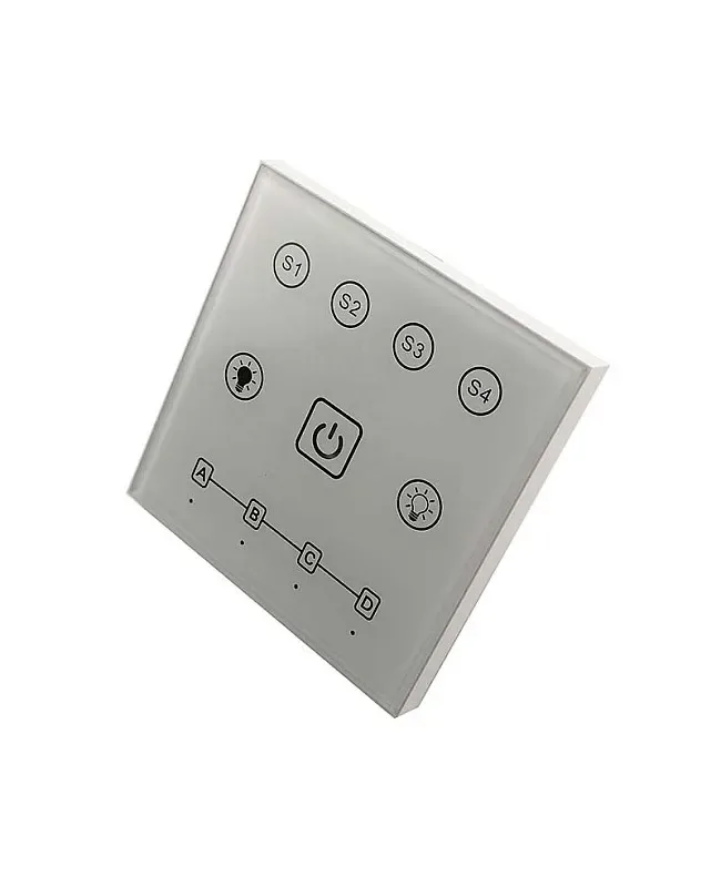 Wireless Wall Panel 2.4G 4 Zones Touch LED Dimmer Switch detail 04