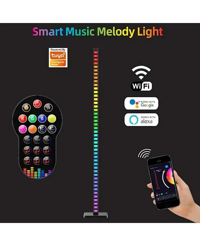 Smart Corner LED Floor Lamps RGB WS2812B With Remote detail 06