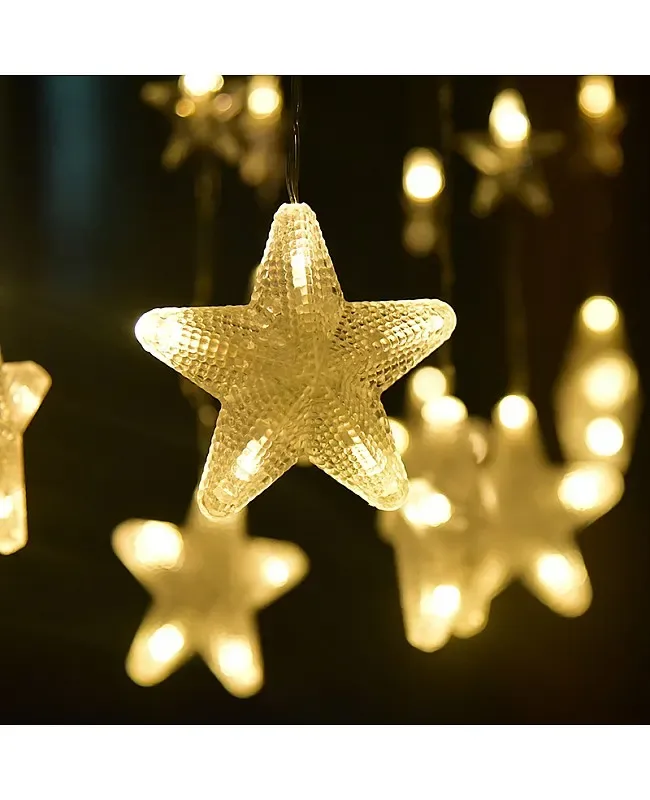 Star Style 144 PCS LED Xmas Lights With RF Remote detail 03