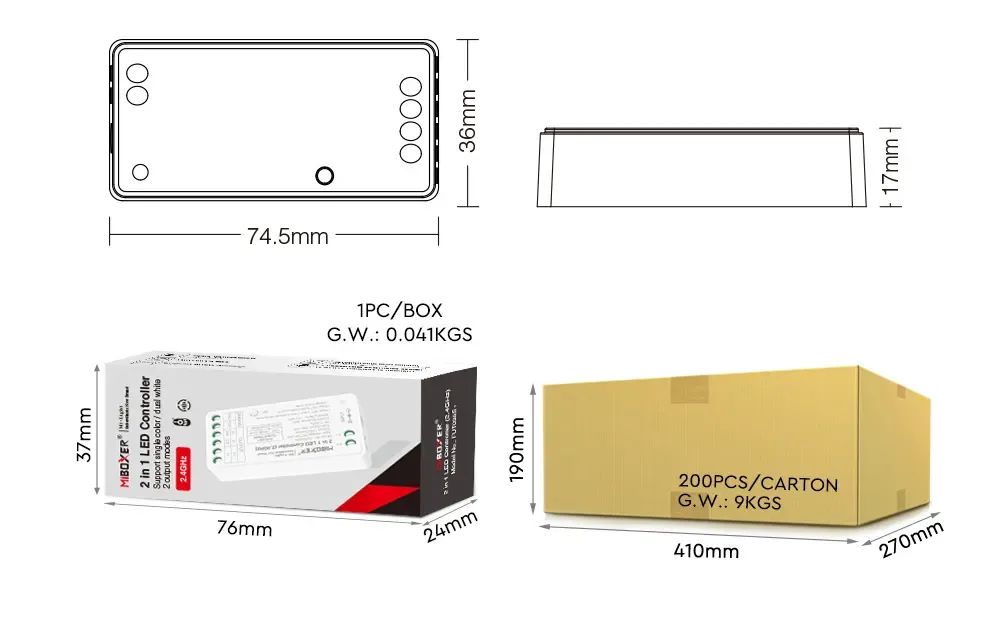 + Smart Dimmer For Single Color/Dual White detail 07