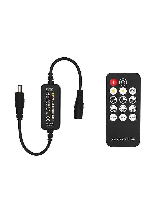 Mini Inline LED Dimmer 12V PWM With RF Remote Control detail 02