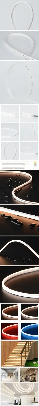 06*12MM Waterproof 24V Side Lighting Flex Neon LED Strip Lights 16.4FT detail 09