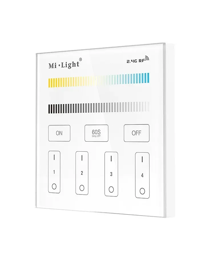 4 Zones 2.4G CCT T2 Panel Remote Control / product image