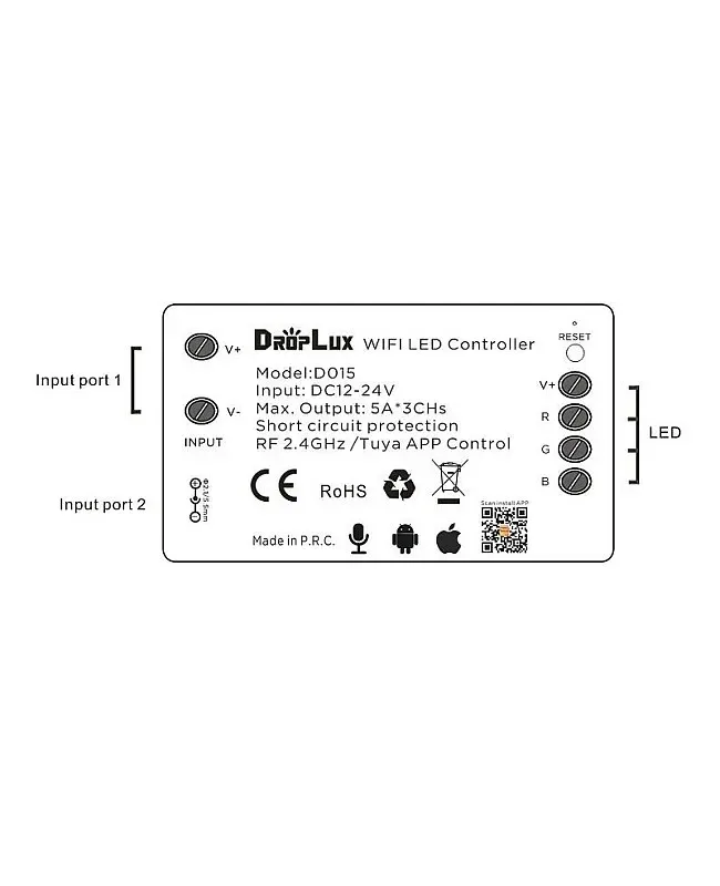 12 24V 360W WiFi RGB LED Controller detail 05