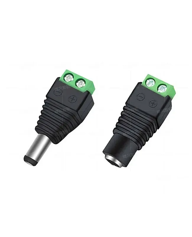5/2.1mm Male Female DC Plug LED Connectors detail 02